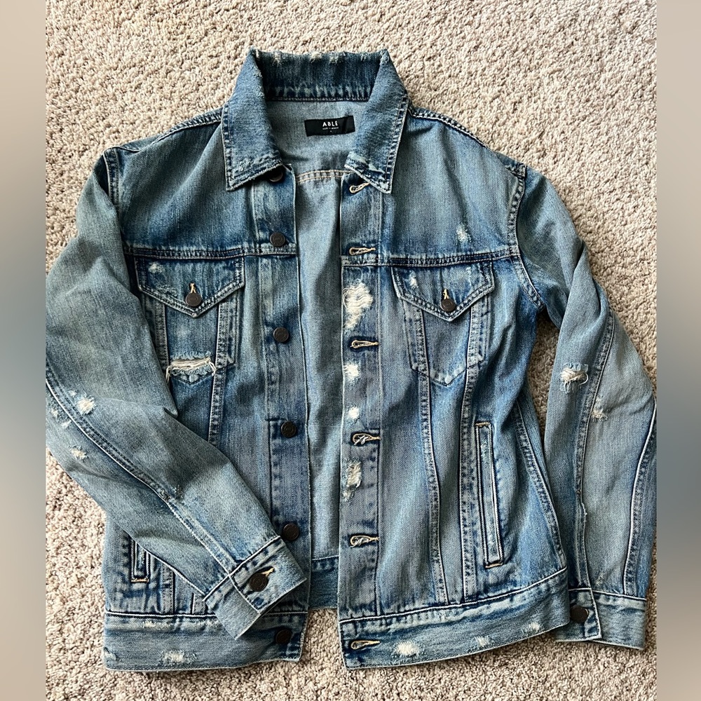 ABLE merly jean jacket